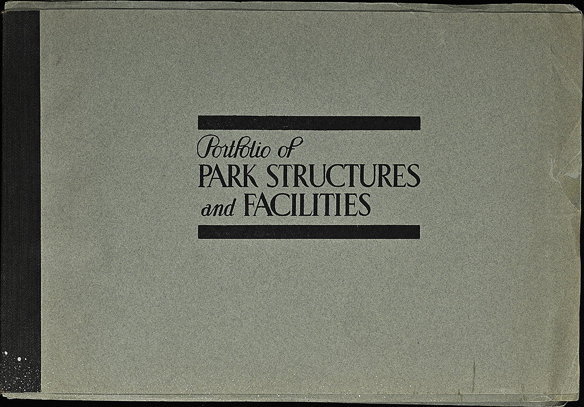 A green book cover with ornamented text below two bold black lines.