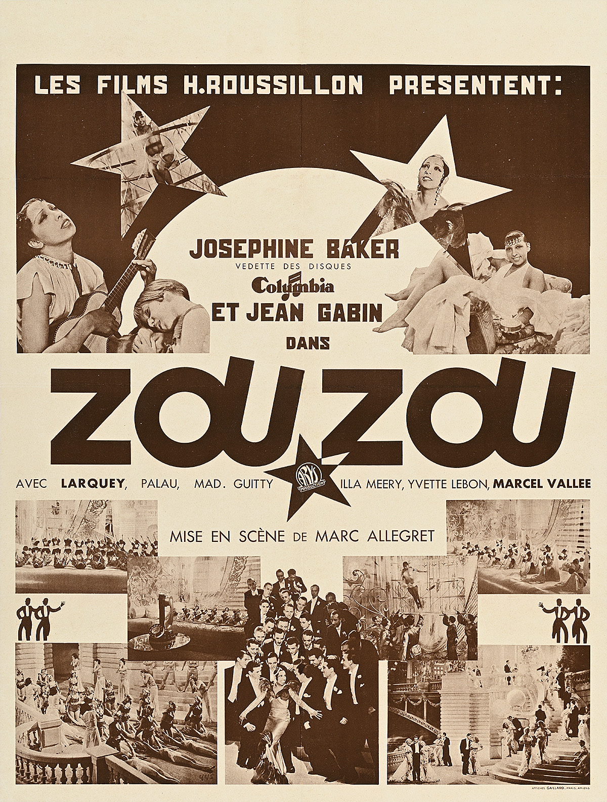A poster with black and white photographs of dance scenes featuring a Black woman with short hair.