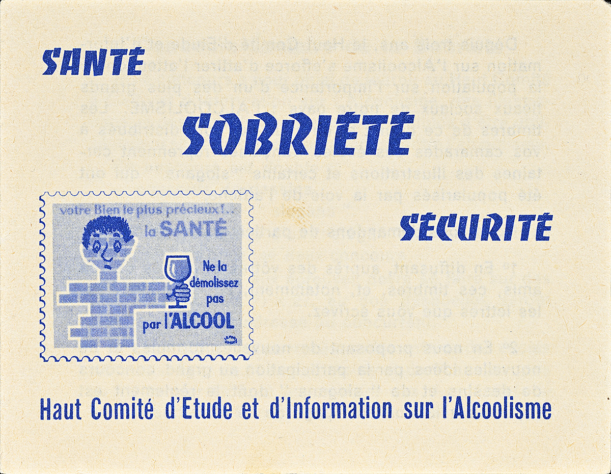 Open pages of a horizontal booklet with small blue text on white paper.